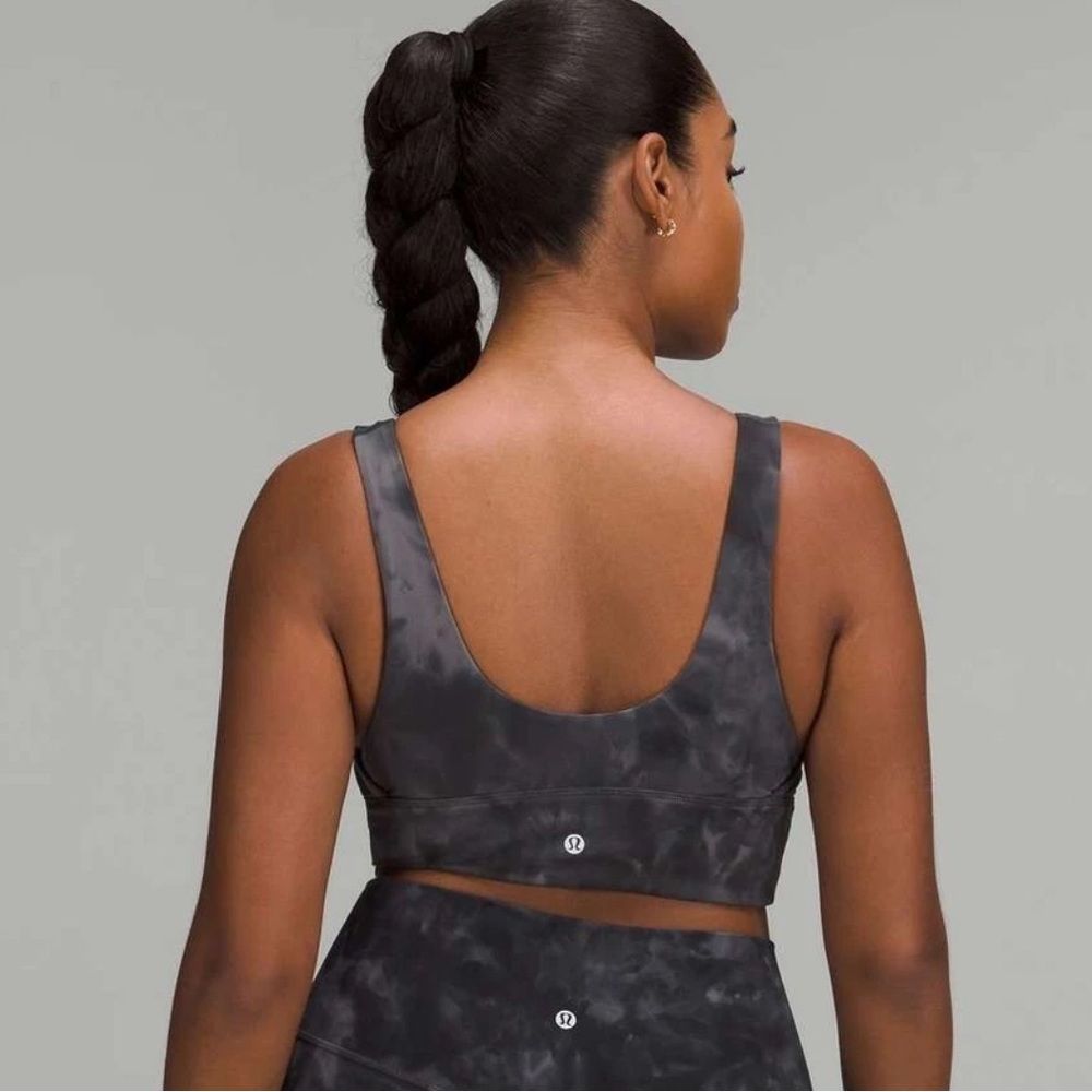 Lululemon Align Bra Diamond Dye Pitch Grey Graphite Grey Womens 2